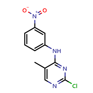 (2-Chloro-5-methyl-pyrimidin-4-yl)-(3-nitro-phenyl)-amine