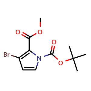3-Bromo-pyrrole-1,2-dicarboxylic acid 1-tert-butyl ester 2-methyl ester