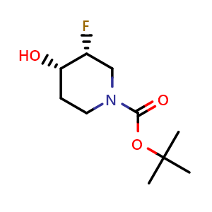(3R,4S)-3-Fluoro-4-hydroxy-piperidine-1-carboxylic acid tert-butyl ester