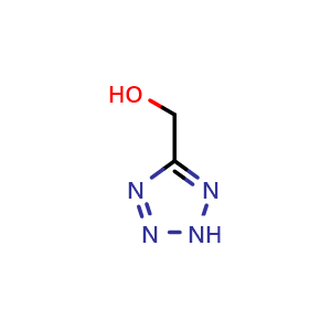 Chemical structure of 2H-Tetrazole-5-methanol , CAS 80251-76-9, AChemBlock F-4851
