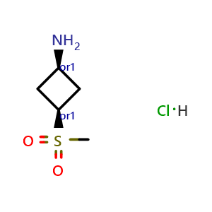 cis-3-Methylsulfonylcyclobutylamine hydrochloride