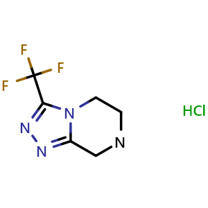 3-Trifluoromethyl-5,6,7,8-tetrahydro-[1,2,4]triazolo[4,3-a]pyrazine hydrochloride