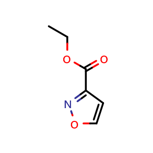 Chemical structure of Ethyl isoxazole-3-carboxylate , CAS 3209-70-9, AChemBlock G-5148