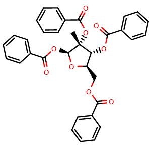 1,2,3,5-Tetra-O-benzoyl-2-C-methyl-b-D-ribofuranose