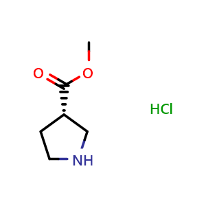 (S)-Methyl pyrrolidine-3-carboxylate hydrochloride