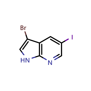 3-Bromo-5-iodo-7-azaindole