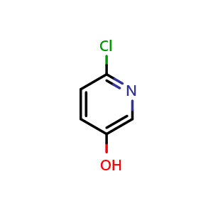Chemical structure of 2-Chloro-5-hydroxypyridine , CAS 41288-96-4, AChemBlock G-5339