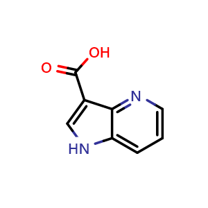 Chemical structure of 1H-Pyrrolo[3,2-b]pyridine-3-carboxylic acid , CAS 860496-20-4, AChemBlock G-5342