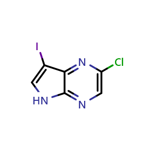 2-Chloro-7-iodo-5H-pyrrolo[2,3-b]pyrazine