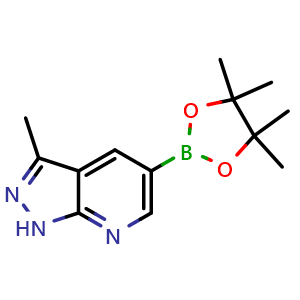 3-methyl-5-(4,4,5,5-tetramethyl-1,3,2-dioxaborolan-2-yl)-1H-pyrazolo[3,4-b]pyridine