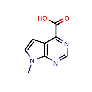 7-Methyl-7H-pyrrolo[2,3-d]pyrimidine-4-carboxylic acid