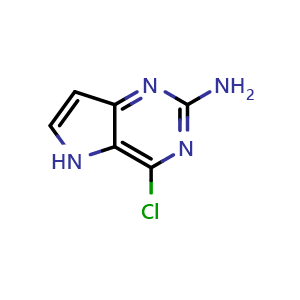 2-Amino-4-chloro-5H-pyrrolo[3,2-d]pyrimidine