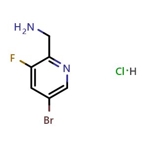(5-Bromo-3-fluoropyridin-2-yl)methanamine hydrochloride