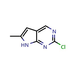 2-Chloro-6-methyl-7H-pyrrolo[2,3-d]pyrimidine