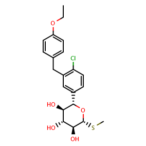 Chemical structure of LX4211 , CAS 1018899-04-1, AChemBlock G-5684