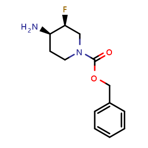 cis-1-Cbz-4-amino-3-fluoropiperidine