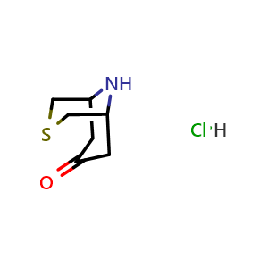 3-Thia-9-azabicyclo[3.3.1]nonan-7-one hydrochloride