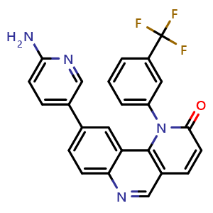 9-(6-Amino-pyridin-3-yl)-1-(3-trifluoromethyl-phenyl)-1H-benzo[H][1,6]naphthyridin-2-one