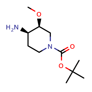 (3S,4R)-4-Amino-3-methoxypiperidine-1-carboxylic acid tert-butyl ester
