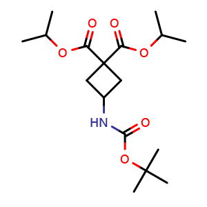 3-tert-Butoxycarbonylamino-cyclobutane-1,1-dicarboxylic acid diisopropyl ester