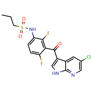 N-[3-[(5-Chloro-1H-pyrrolo[2,3-b]pyridin-3-yl)carbonyl]-2,4-difluorophenyl]-1-propanesulfonamide
