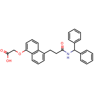 Chemical structure of ONO-AP-324 , CAS 180197-87-9, AChemBlock G-5902