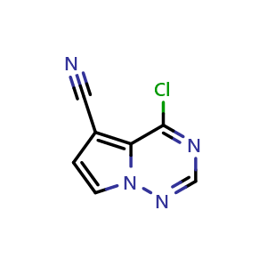 4-Chloropyrrolo[2,1-f][1,2,4]triazine-5-carbonitrile