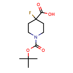 1-Boc-4-fluoropiperidine-4-carboxylic acid