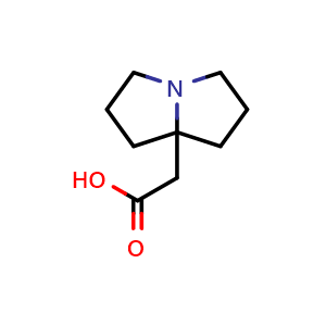 Tetrahydro-1H-pyrrolizine-7a(5H)-acetic acid