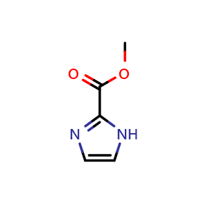 Chemical structure of Methyl 1H-imidazole-2-carboxylate , CAS 17334-09-7, AChemBlock G-6057