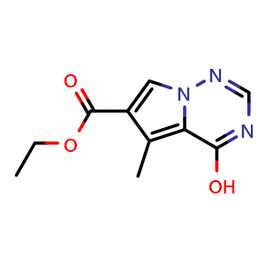 Ethyl 4-hydroxy-5-methylpyrrolo[1,2-f][1,2,4] triazine-6-carboxylate