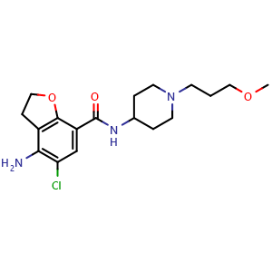 Chemical structure of Prucalopride , CAS 179474-81-8, AChemBlock G-6086