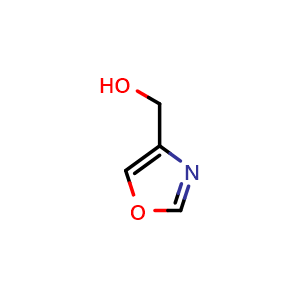 Chemical structure of 4-Oxazolemethanol , CAS 155742-48-6, AChemBlock G-6097