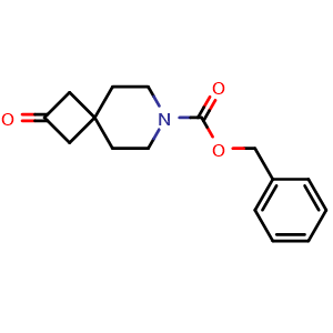 Chemical structure of 7-Cbz-2-oxo-7-aza-spiro[3.5]nonane , CAS 147610-98-8, AChemBlock G-6205