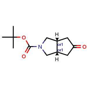 tert-butyl cis-5-oxo-1,3,3a,4,6,6a-hexahydrocyclopenta[c]pyrrole-2-carboxylate