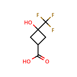 3-Hydroxy-3-(trifluoromethyl)-cyclobutanecarboxylic acid