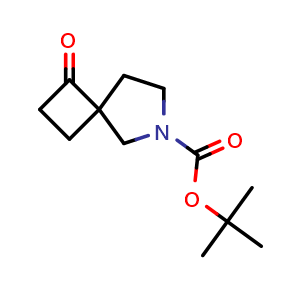 Chemical structure of 6-Boc-1-oxo-6-aza-spiro[3.4]octane , CAS 1251010-17-9, AChemBlock G-6265
