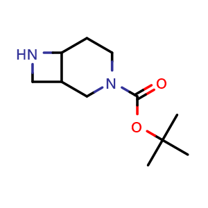 Chemical structure of 3-Boc-3,7-diazabicyclo[4.2.0]octane , CAS 885271-67-0, AChemBlock G-6271