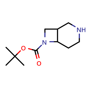 Chemical structure of 7-Boc-3,7-diazabicyclo[4.2.0]octane , CAS 885271-73-8, AChemBlock G-6272