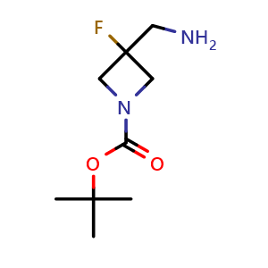 3-(Aminomethyl)-3-fluoro-1-Boc-azetidine