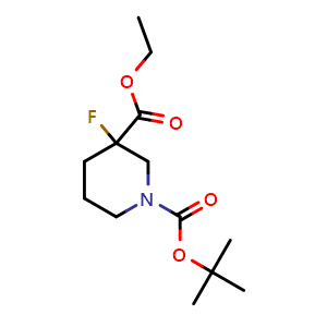 Ethyl 1-Boc-3-fluoropiperidine-3-carboxylate