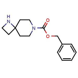 Chemical structure of 7-Cbz-1,7-diaza-spiro[3.5]nonane , CAS 1250999-44-0, AChemBlock G-6333