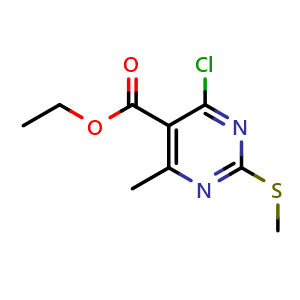 Ethyl 4-chloro-6-methyl-2-(methylthio)pyrimidine-5-carboxylate