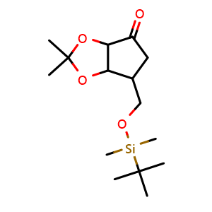 6-(tert-Butyl-dimethyl-silanyloxymethyl)-2,2-dimethyl-tetrahydro-cyclopenta[1,3]dioxol-4-one