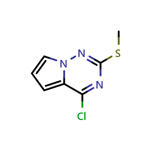4-Chloro-2-(methylthio)pyrrolo[1,2-f][1,2,4]triazine
