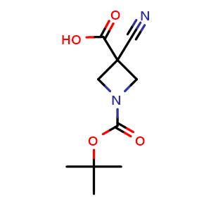1-Boc-3-cyanoazetidine-3-carboxylic acid