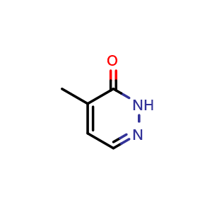 Chemical structure of 4-Methylpyridazin-3(2H)-one , CAS 33471-40-8, AChemBlock G-6419