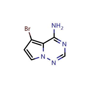 4-Amino-5-bromopyrrolo[1,2-f][1,2,4]triazine