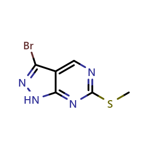 3-Bromo-6-(methylthio)-1H-pyrazolo[3,4-d]pyrimidine