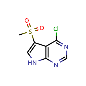 4-Chloro-5-(methylsulfonyl)-7H-pyrrolo[2,3-d]pyrimidine